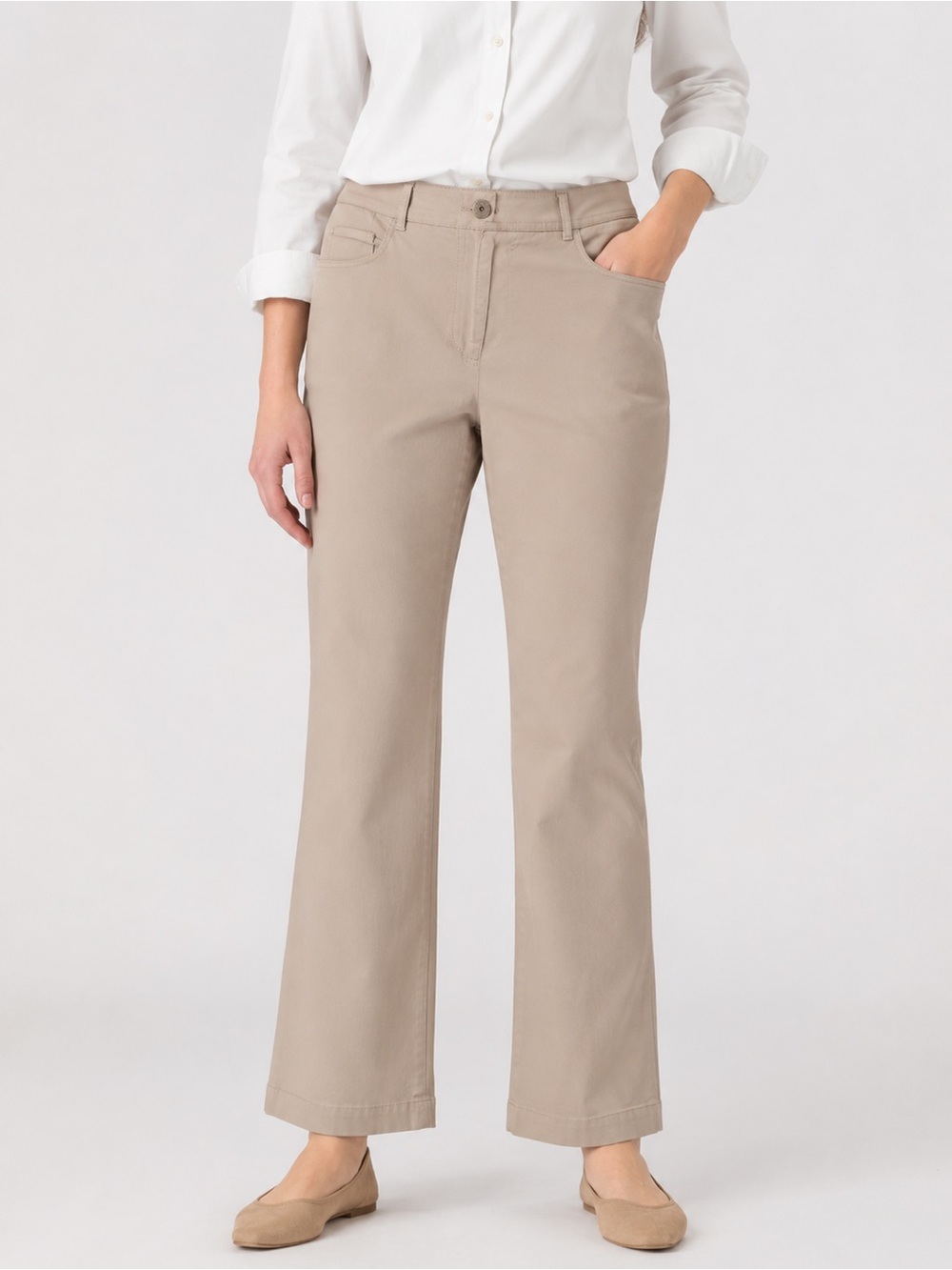 Worth women's chino pants straight leg size 8 petite